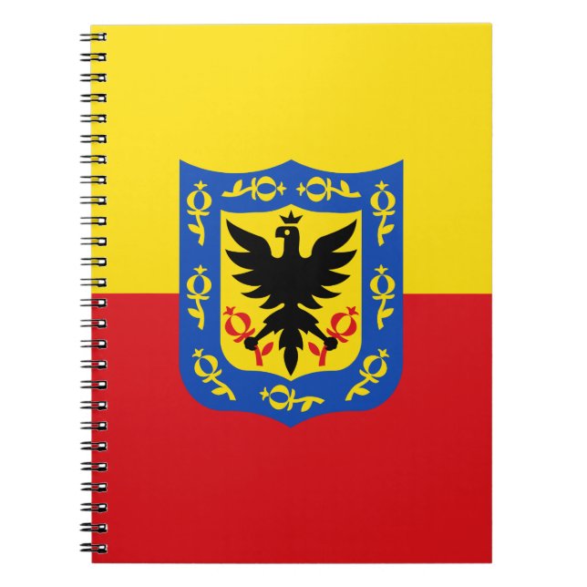 Flag of Bogota, Colombia Notebook (Front)