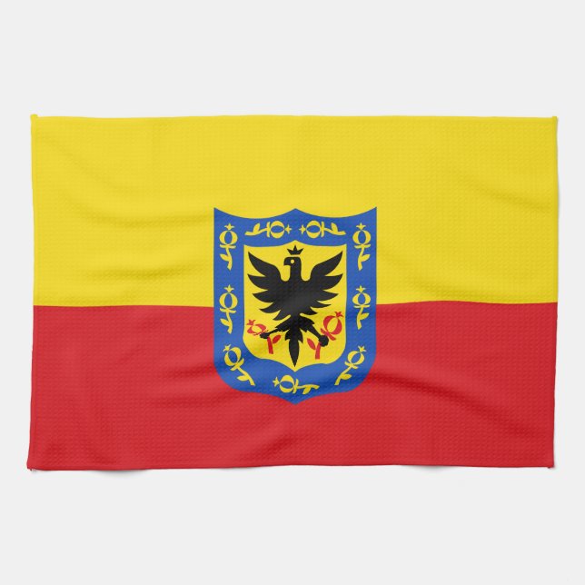 Flag of Bogota, Colombia Towel (Horizontal)