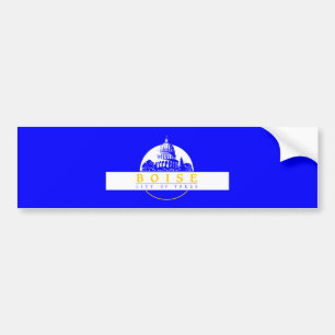 Flag of Boise (Idaho City) Bumper Sticker