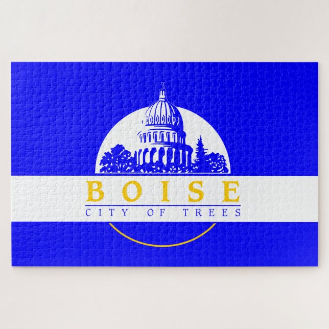 Flag of Boise (Idaho City) Jigsaw Puzzle (Horizontal)