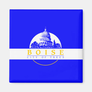 Flag of Boise (Idaho City) Magnet