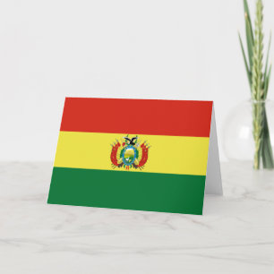 Flag of Bolivia Card
