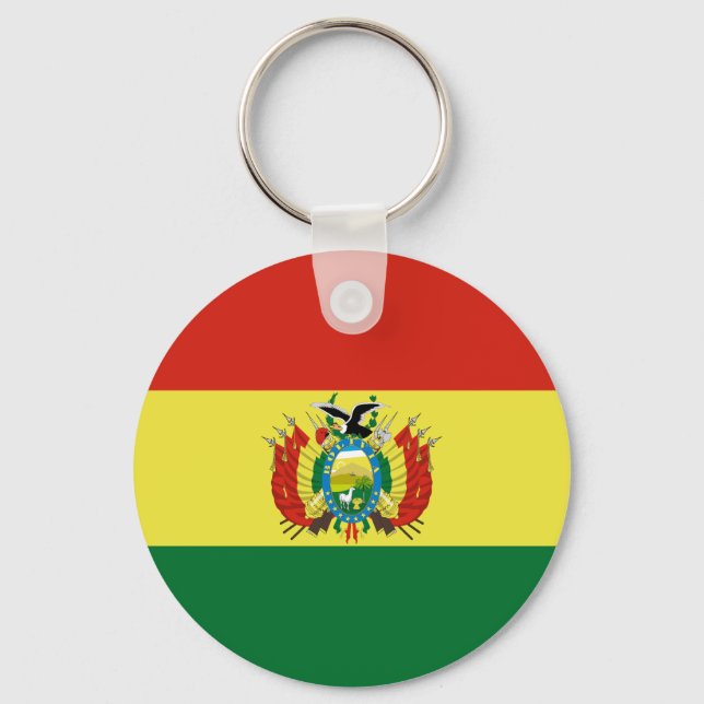 Flag of Bolivia Key Ring (Front)