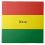 Flag of Bolivia, labelled, Tile<br><div class="desc">Flag of Bolivia, labelled</div>