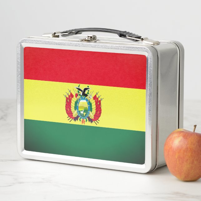 Flag of Bolivia Metal Lunch Box (In Situ)