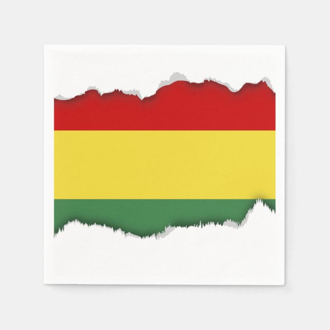 Flag of Bolivia Napkin (Front)