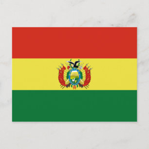 Flag of Bolivia Postcard