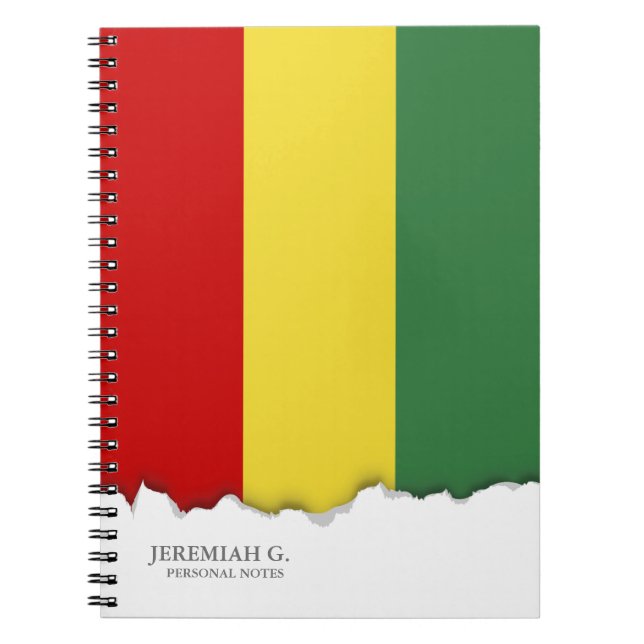 Flag of Bolivia Spiral Notebook (Front)