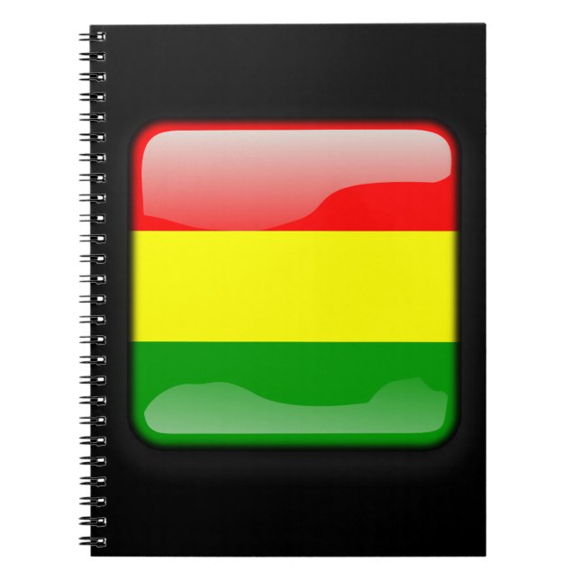 Flag of Bolivia Spiral Notebook (Front)
