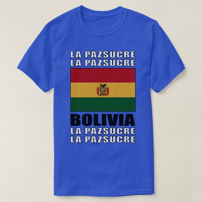 Flag of Bolivia T-Shirt (Design Front)