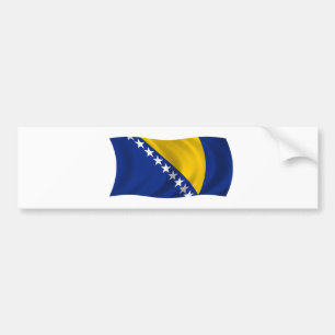 Flag of Bosnia and Herzegovina Bumper Sticker