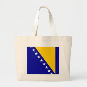 Flag of Bosnia and Herzegovina Large Tote Bag