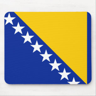 Flag of Bosnia and Herzegovina Mouse Pad