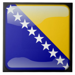 Flag of Bosnia and Herzegovina Tile