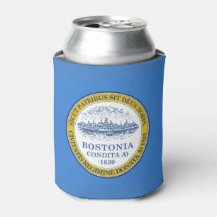 Flag of Boston, Massachusetts Can Cooler