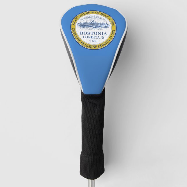 Flag of Boston, Massachusetts Golf Head Cover (Front)