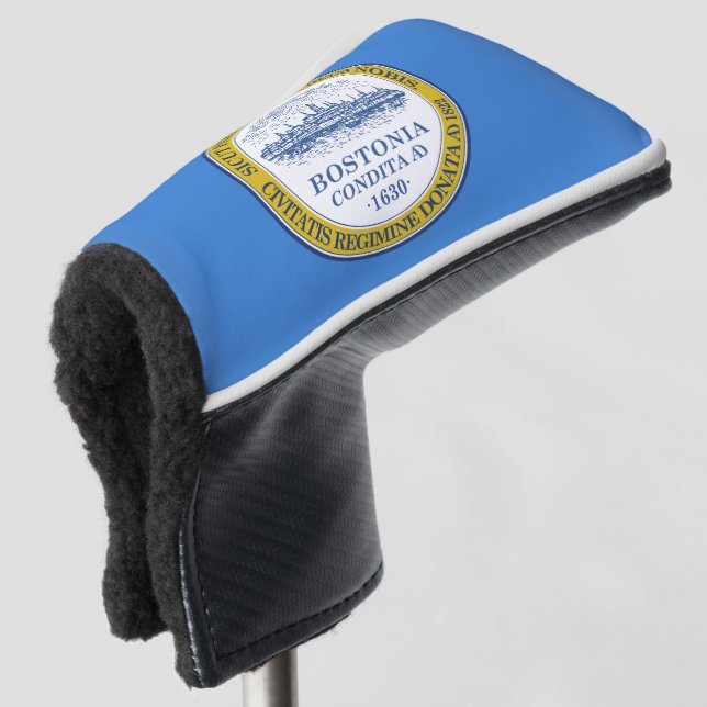 Flag of Boston, Massachusetts Golf Head Cover (3/4 Front)