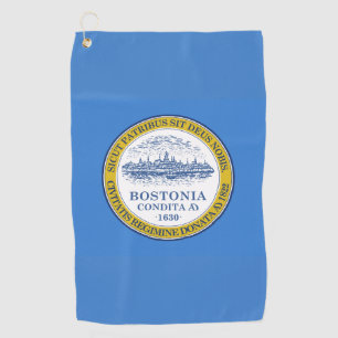 Flag of Boston, Massachusetts  Golf Towel