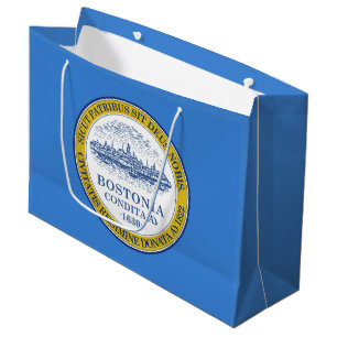Flag of Boston, Massachusetts Large Gift Bag