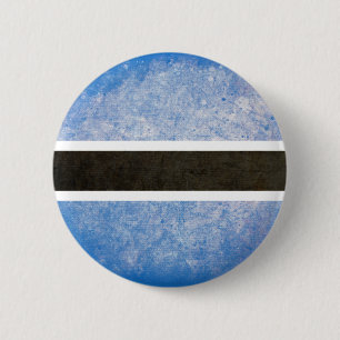 Flag of Botswana 6 Cm Round Badge