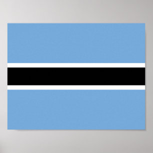 Flag of Botswana Poster