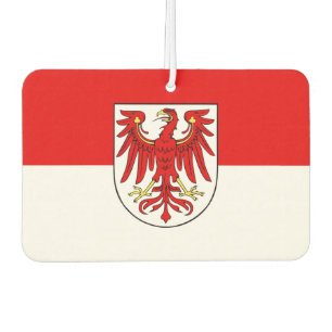 Flag of Brandenburg Rectangular Sticker Car Air Freshener