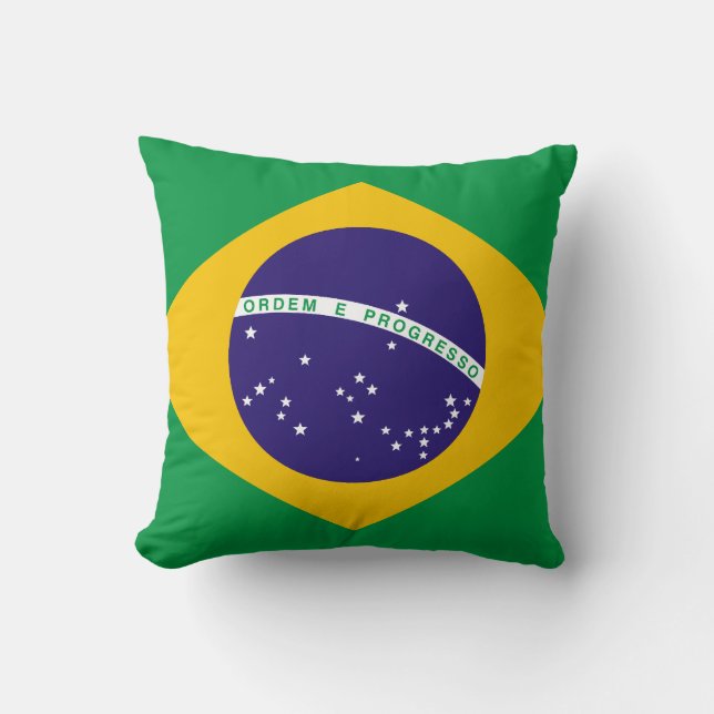 Flag of Brazil Cushion (Front)