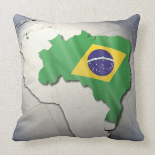 Flag of Brazil Cushion