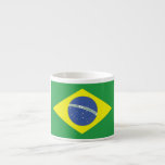 Flag of Brazil Espresso Cup<br><div class="desc">National flag of Brazil.</div>