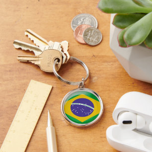 Flag of Brazil Key Ring