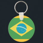 Flag of Brazil Key Ring<br><div class="desc">(multiple products selected)Flag of Brazil</div>