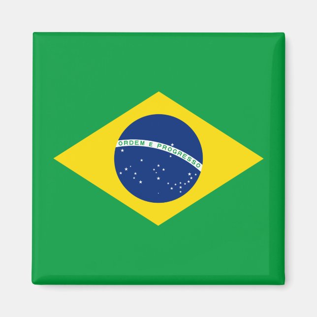 Flag of Brazil Magnet (Front)