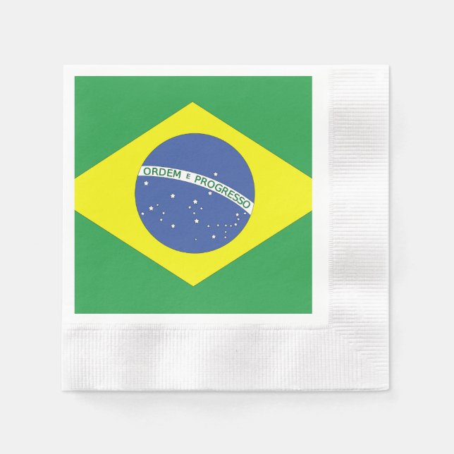 Flag of Brazil Napkin (Front)