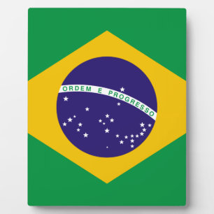 Flag of Brazil Plaque