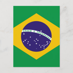 Flag of Brazil Postcard