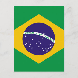 Flag of Brazil Postcard
