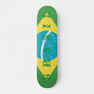 Flag of Brazil Skateboard