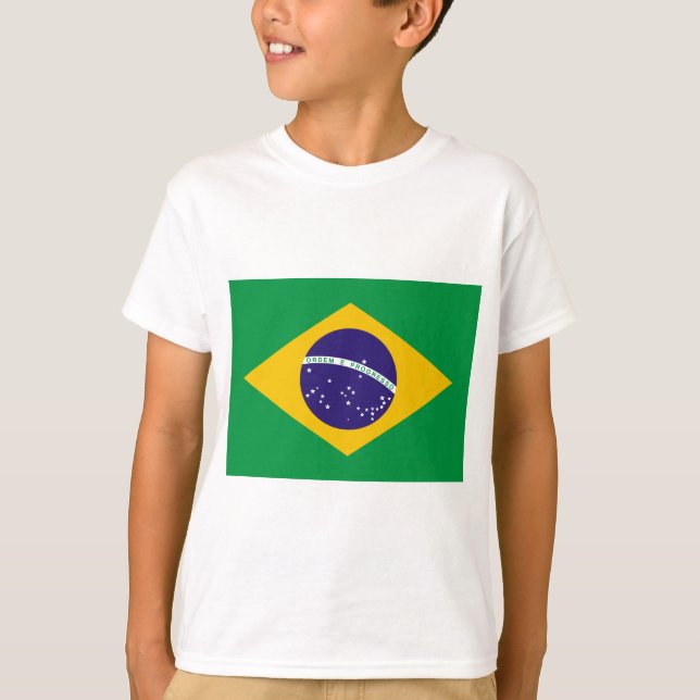 Flag of Brazil T-Shirt (Front)