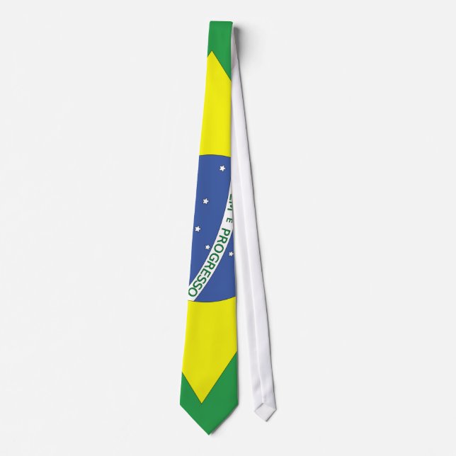 Flag of Brazil Tie (Front)
