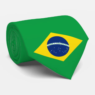 Flag of Brazil Tie