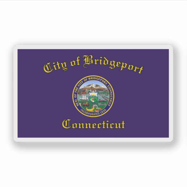 Flag of Bridgeport, Connecticut (Front)
