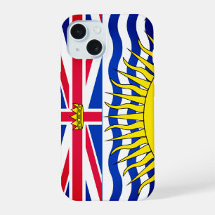 Flag of British Columbia,CANADA iPhone 15 Case
