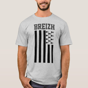 Flag of Brittany, France T-Shirt