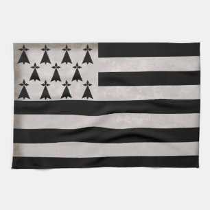 Flag of Brittany Tea Towel