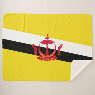 Flag of Brunei Sherpa Blanket