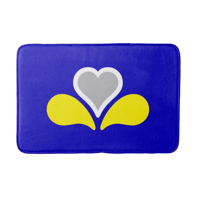 Flag of Brussels, Belgium Bath Mat (Front)