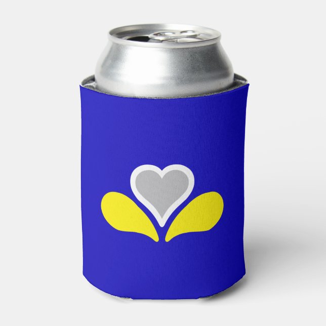 Flag of Brussels, Belgium Can Cooler (Can Front)