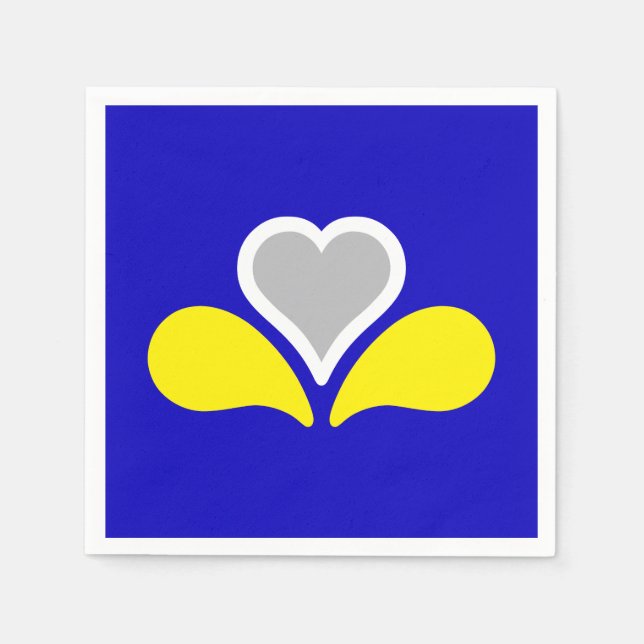Flag of Brussels, Belgium Napkins (Front)