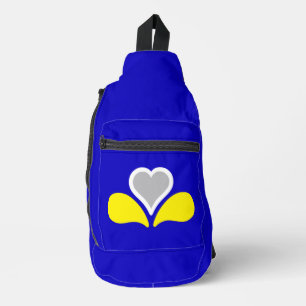 Flag of Brussels, Belgium Sling Bag