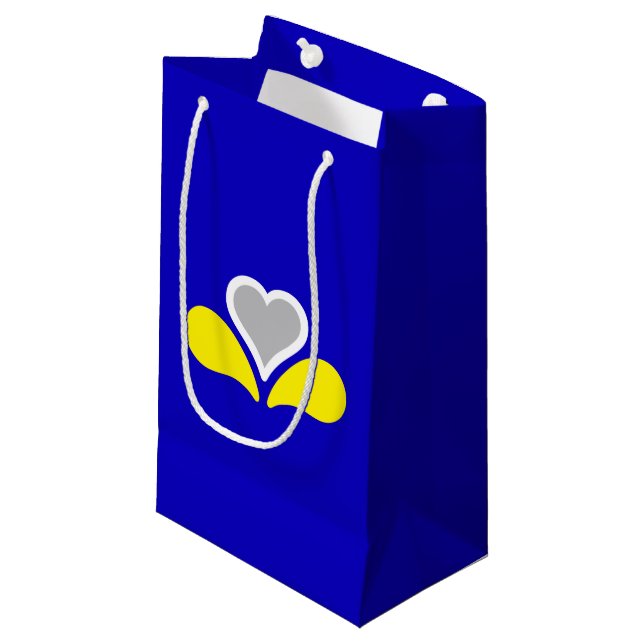 Flag of Brussels, Belgium Small Gift Bag (Front Angled)